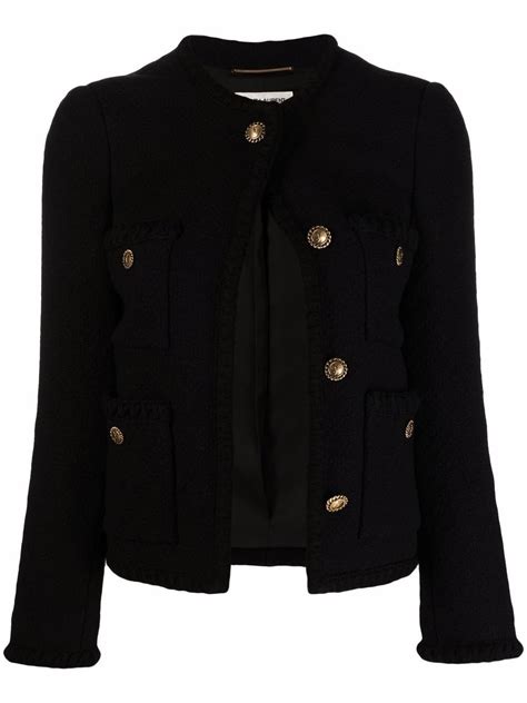 Saint Laurent Tweed Jackets for Women .